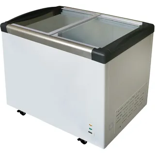 GastroHero Tiefkühltruhe ECO 350 mit Glasschiebedeckel