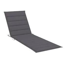 vidaXL Garten-Sonnenliege mit Tisch und Auflage Kiefer Imprägniert