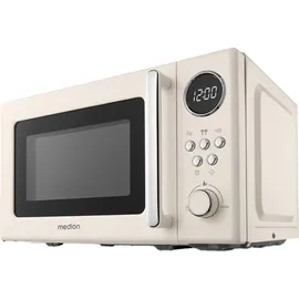 Medion MD15000 Retro Mikrowelle Solo beige 800W 20L