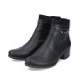 Rieker Damen Stiefeletten 78660 Kurzstiefel schwarz 40 EU