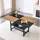 Okwish 90 x 76 x 160 cm braun/schwarz