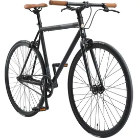 Bikestar Singlespeed 28 Zoll RH 53 cm Unisex schwarz & grau