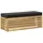 vidaXL Hocker Bank 115 x 43 x 45 cm Schwarz