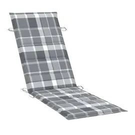 vidaXL Sonnenliege mit Auflage Akazie Massivholz