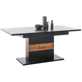 MCA Furniture MCA Cesena Tisch mit Säule 180x100(280) cm Holzwerkstoff/Schwarzgrau