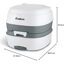 Enders Mobil WC Deluxe grau/perlweiß