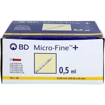 ACA Müller / ADAG Pharma BD MICRO-FINE+ Insulinspr.0.5 ml U40 8 mm