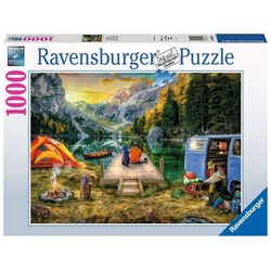 Ravensburger Puzzle 1000 Teile Puzzle Campingurlaub, Puzzleteile