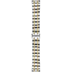 Tissot Edelstahl Metall Chemin Des Tourelles Zweifarbiges Uhrenmetallband (grau/gelb) T605036507 - Grey/Golden,Zweifarbig