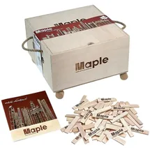 MAPLE 500 Holzbausteine mit Aufbewahrungsbox
