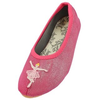 Beck Mädchen ballerina's Gymnastikschuhe, Pink, 31 EU