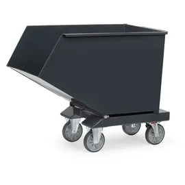 Fetra Fechtel Transportgeräte GmbH Muldenkipper Inh.450l L1374xB730xH1072mm grau o.Ablasshahn fetra