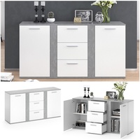 Vicco Sideboard Novelli Highboard Kommode Anrichte Schrank 2 Türen