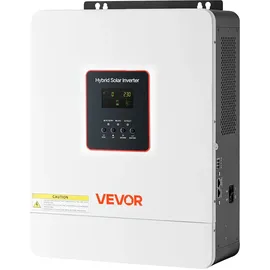 Vevor Hybrid-Wechselrichter 4000 W 24V DC auf 230V AC einphasig mit 120A MPPT-Solarladeregler WLAN-Modul