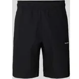 Pegador Regular Fit Shorts in Ripp-Optik, Black, M