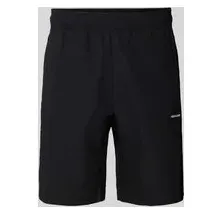 Pegador Regular Fit Shorts in Ripp-Optik, Black, M