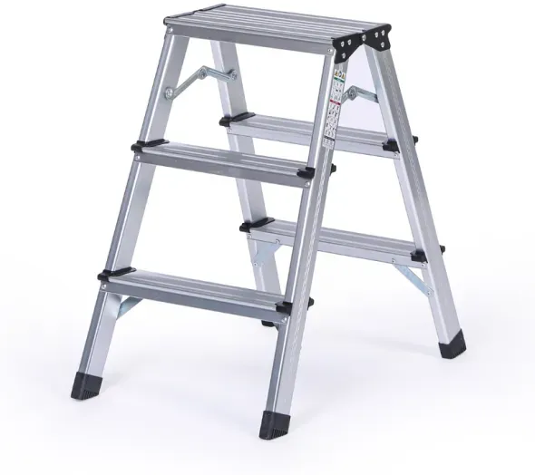Doppelseitige Aluminium-Stufen, 2x3 Stufen, 635 mm