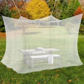 elegancio Moskitonetz XXL 300 x 300 x 250 cm weiß