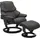 Stressless "Reno", mit Classic Base, Größe S, M & L, Gestell Schwarz grau 75 cm x 106 cm x 75 cm