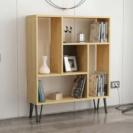 Livetastic Bücherregal 90 x 107,8 x 25 cm Eiche