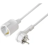 Sygonix SY-7170030 Strom Verlängerungskabel 16A Weiß 2.00m H05VV-F 3G 1,5mm2