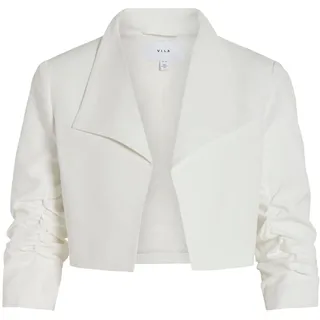 VILA Her Bin Cropped Blazer - Cloud Dancer - 40