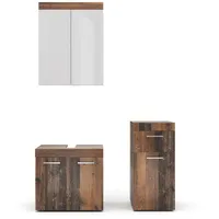 Vicco Badmöbel-Set Luna, Oldstyle 3 Teile