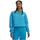 Under Armour Icon Fleece Oversized Sweatshirt - Ether Blue / White - M