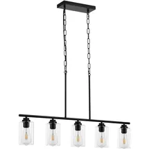 Vevor 5-flg. 60 W 60 cm schwarz