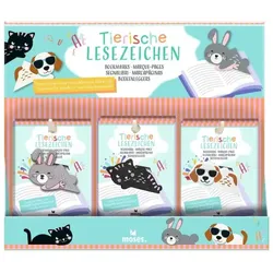 Moses Tierische Lesezeichen, sortiert