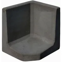 Diephaus L-Stein 50 x 50 cm 1 Stück schwarz