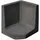 Diephaus L-Stein 50 x 50 cm 1 Stück schwarz