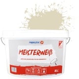 Farbklecks24 Meisterweiß Color, Wandfarbe Beige 1-1 (10L),(versch. Farben),hohe Deckkraft