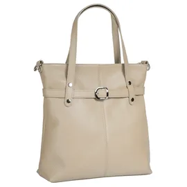 Cluty Shopper Leder Beige