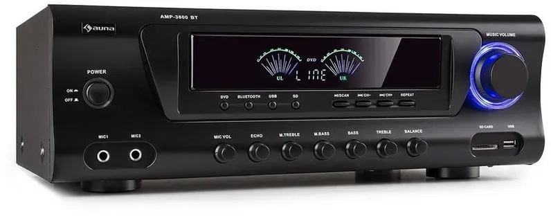 Preisvergleich Produktbild Auna AMP-3800 BT Audioverstärker schwarz