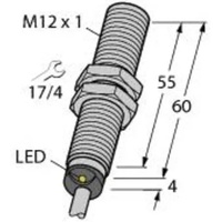Turck Sensor bündig PNP, Wechsler BI3U-M12E-VP4X