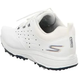 SKECHERS Damen Go Pro 2 Spiked Wasserdichter Golfschuh, weiß/Marineblau, 37