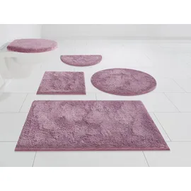 My Home Badematte »Jos«, Höhe 22 mm, rutschhemmend beschichtet, fußbodenheizungsgeeignet-schnell trocknend, lila