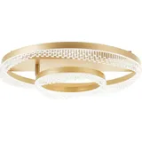 Brilliant LED-Deckenleuchte Aurora Aluminium Gold