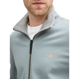 Tom Tailor Printed Stand-up Jacke Grey Mint S
