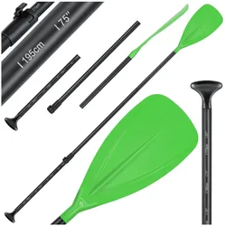 KESSER® Paddle - 3-teilig für Kayak SUP Stand-Up Paddling Board Stechpaddel, Verstellbar Teleskop 165cm-215cm Aluminum für Stand Up Paddel Kajakfahren Surfboard Boot Anti-Rutsch Stecksystem