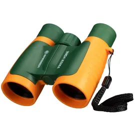 Bresser 11803 - FREEK VONK x BRESSER Kinder-Fernglas (grün/orange) 3x30, mit Tasche