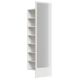 Magnolia Home Schuhregal Schuhregal Vestis Reflex 7 Paar Weiss hochglanz