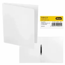 IDENA Ringbuch im Format DIN A4, 2-Ring-Mechanik, 20 mm weiß