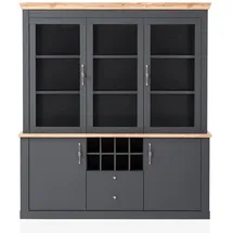 Lomadox Buffet CESENA-61 184 x 205 x 44 cm ANTHRAZIT