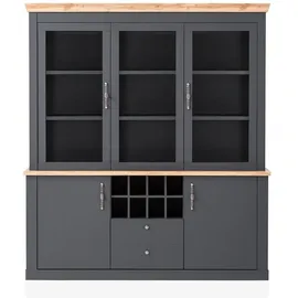 Lomadox Buffet CESENA-61 184 x 205 x 44 cm ANTHRAZIT