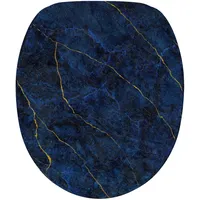 Sanilo WC Sitz mit Absenkautomatik Marmor Darkblue, Hochwertiger und