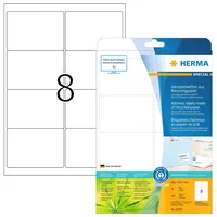 Herma 10705 Recycling Etiketten, 20 Blatt, 99,1 x 67,7