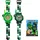 Minecraft Walkie Talkie Uhr 0 mm Gehäuse Grün Silikonarmband Grün
