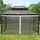 Outsunny Moskitonetz für 3x4 m Pavillon 4 Stück Schwarz 3,52 x 0,00 x 2,07 m